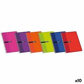 Bloc de Notes ENRI Rouge 1/8 80 Volets 4 mm (10 Unités) | Tienda24 - Global Online Shop Tienda24.eu