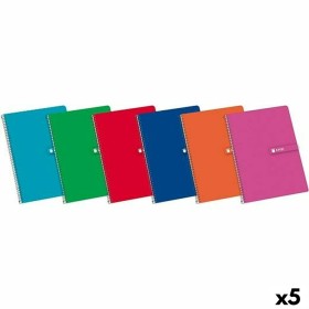 Cahier ENRI A4 80 Volets (5 Unités) de ENRI, Cahiers à spirales - Réf : S8421444, Prix : 11,23 €, Remise : %