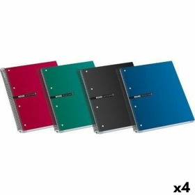 Cahier Pacsa Basic Multicouleur quarto 10 Pièces 80 Volets | Tienda24 - Global Online Shop Tienda24.eu