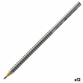 Bleistift Faber-Castell Grip 2001 Ökologisch Grau HB (12 Stück) von Faber-Castell, Zeichnungsmaterialien - Ref: S8421554, Pre...