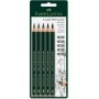 Set di Matite Faber-Castell Esagonale 2B 4B 6B 8B (5 Unità) | Tienda24 - Global Online Shop Tienda24.eu