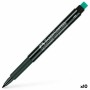 Marcatore permanente Faber-Castell Multimark 1513 F Nero (10 Unità) | Tienda24 - Global Online Shop Tienda24.eu