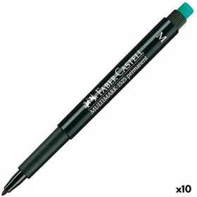 Marcatore permanente Faber-Castell Multimark 1525 M Nero (10 Unità) di Faber-Castell, Pennarelli indelebili e marcatori - Rif...