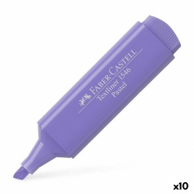 Marcador Faber-Castell Textliner 1546 Pastel Lilás (10 Unidades) de Faber-Castell, Materiais de desenho - Ref: S8421713, Preç...