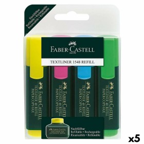 boîte de marqueurs Faber-Castell Fluorescent Multicouleur (5 Unités) de Faber-Castell, Surligneurs - Réf : S8421724, Prix : 1...