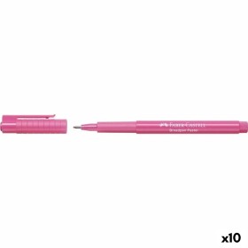 Marqueur permanent Faber-Castell Broadpen Pastel Rose (10 Unités) de Faber-Castell, Marqueurs indélébiles & Stylos-marqueurs ...