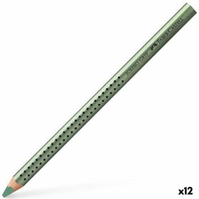 Colouring pencils Faber-Castell Green metal (12 Units) by Faber-Castell, Drawing materials - Ref: S8421864, Price: 16,71 €, D...