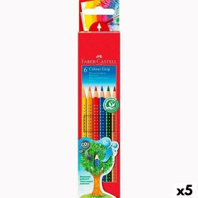 Crayons de couleur Faber-Castell Polychromos Turquoise Bleu de Colbat 6 Pièces | Tienda24 - Global Online Shop Tienda24.eu