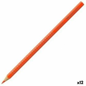 Crayons de couleur Faber-Castell Colour Grip Orange Foncé (12 Unités) de Faber-Castell, Matériel de dessin - Réf : S8421872, ...