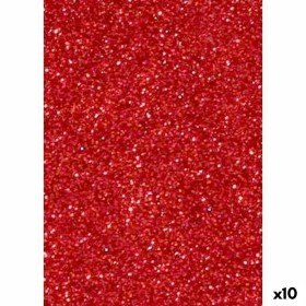 Eva Rubber Fama Red 50 x 70 cm Glitter (10 Units) by Fama, Handicraft paper - Ref: S8422032, Price: 23,09 €, Discount: %