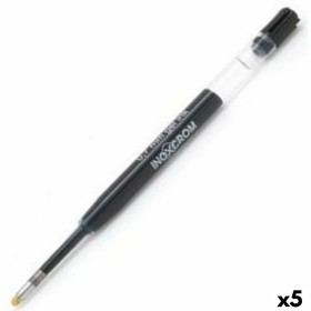 Recharge pour stylo Inoxcrom Roller Gel Noir 0,7 mm (5 Unités) Inoxcrom - 1