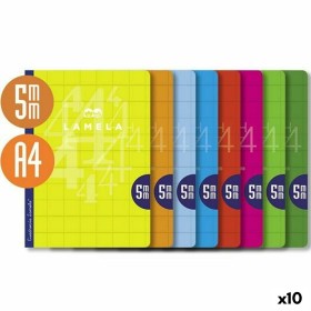 Quaderno Lamela Multicolore A4 (10 Unità) di Lamela, Quaderni da scrittura - Rif: S8422099, Prezzo: 33,28 €, Sconto: %