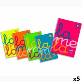 Set di quaderni Lamela Multicolore Quarto 80 Pagine (5 Unità) di Lamela, Blocchi spiralati - Rif: S8422106, Prezzo: 23,44 €, ...