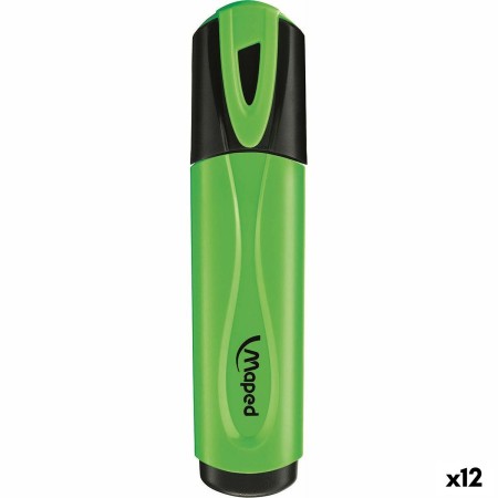 Marqueur fluorescent Maped Peps Classic Vert (12 Unités) | Tienda24 - Global Online Shop Tienda24.eu