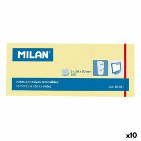 Sticky Notes Milan 3 in 1 Yellow 38 x 50 mm (10 Units) by Milan, Self-Stick Notes - Ref: S8422231, Price: 7,91 €, Discount: %