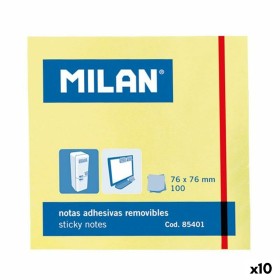 Sticky Notes Milan Yellow White 76 x 76 mm (10 Units) by Milan, Self-Stick Notes - Ref: S8422232, Price: 5,32 €, Discount: %