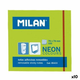 Sticky Notes Milan Green 76 x 76 mm (10 Units) by Milan, Self-Stick Notes - Ref: S8422234, Price: 6,20 €, Discount: %