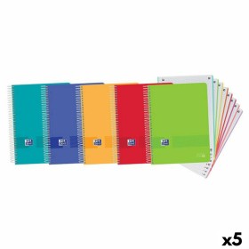 Conjunto de cadernos Oxford Multicolor A4 (5 Unidades) de Oxford, Cadernos de argolas - Ref: S8422275, Preço: 46,22 €, Descon...