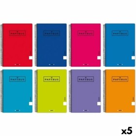 Cuaderno Papyrus Din A4 80 Hojas (5 Unidades) (10 Unidades) de Papyrus, Cuadernos de anillas - Ref: S8422300, Precio: 22,05 €...