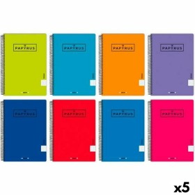 Caderno Papyrus Din A4 80 Folhas (5 Unidades) de Papyrus, Cadernos de argolas - Ref: S8422302, Preço: 15,13 €, Desconto: %