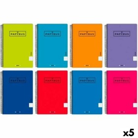 Notebook Pacsa Plastipac Light Green Din A4 5 Pieces 80 Sheets | Tienda24 - Global Online Shop Tienda24.eu