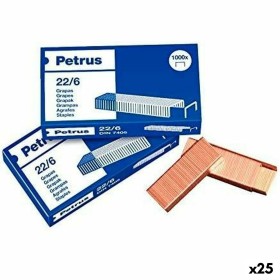 Heftklammern Petrus 22/6 6 mm (25 Stück) von Petrus, Heftklammern - Ref: S8422315, Preis: 25,31 €, Rabatt: %