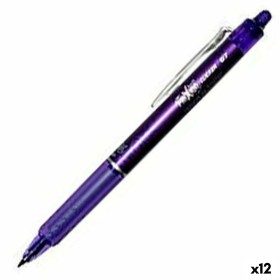 Crayon Pilot Frixion Clicker Encre effaçable Violet 0,4 mm 12 Unités de Pilot, Stylos à bille rétractable - Réf : S8422393, P...