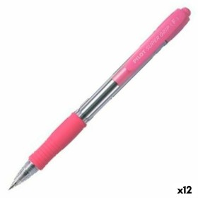 Crayon Pilot Supergrip Rose 0,4 mm (12 Unités) de Pilot, Stylos à bille rétractable - Réf : S8422416, Prix : 14,25 €, Remise : %