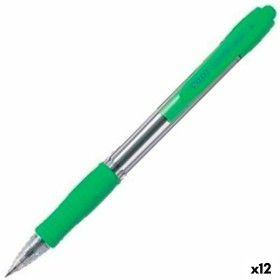 Crayon Pilot Supergrip Vert clair 0,4 mm (12 Unités) de Pilot, Stylos à bille rétractable - Réf : S8422418, Prix : 14,25 €, R...