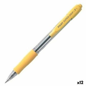 Crayon Pilot Supergrip Jaune 0,4 mm (12 Unités) de Pilot, Stylos à bille rétractable - Réf : S8422420, Prix : 12,26 €, Remise...