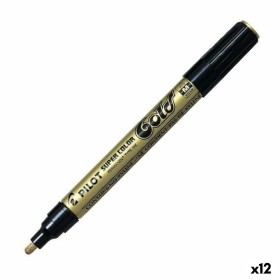 Marqueur permanent Pilot Doré (12 Unités) de Pilot, Marqueurs indélébiles & Stylos-marqueurs - Réf : S8422470, Prix : 37,82 €...