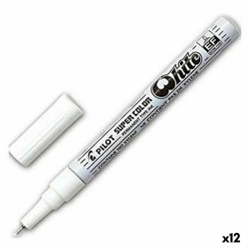 Rotulador permanente Pilot Blanco (12 Unidades) de Pilot, Rotuladores permanentes - Ref: S8422477, Precio: 33,23 €, Descuento: %