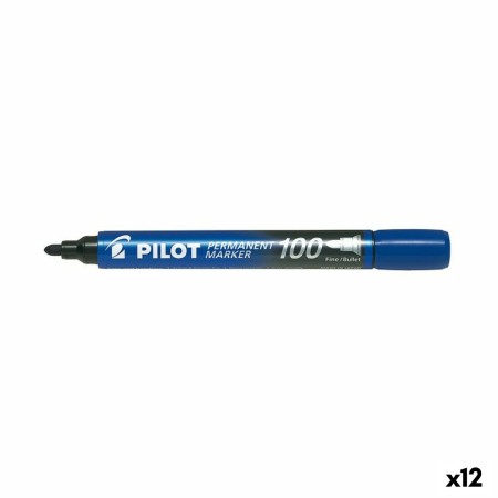 Dauermarker Pilot SCA-100 Blau (12 Stück) | Tienda24 - Global Online Shop Tienda24.eu