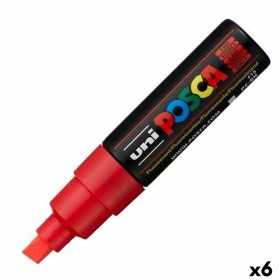 Feutres POSCA PC-8K Rouge (6 Unités) de POSCA, Marqueurs indélébiles & Stylos-marqueurs - Réf : S8422533, Prix : 30,79 €, Rem...