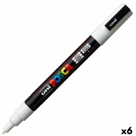 Marcador POSCA PC-3M Blanco (6 Unidades) de POSCA, Materiales de dibujo - Ref: S8422579, Precio: 20,57 €, Descuento: %