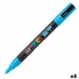 Marcador POSCA PC-3M Azul Azul Claro (6 Unidades) | Tienda24 - Global Online Shop Tienda24.eu