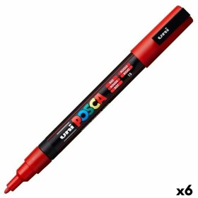 Marcador POSCA PC-3M Rojo (6 Unidades) de POSCA, Materiales de dibujo - Ref: S8422589, Precio: 20,53 €, Descuento: %