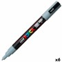 Filzstift POSCA PC-3M Grau (6 Stück) | Tienda24 - Global Online Shop Tienda24.eu