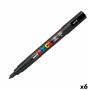 Filzstift POSCA PC-3M Schwarz (6 Stück) | Tienda24 - Global Online Shop Tienda24.eu