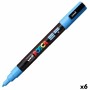 Marqueur POSCA PC-3M Bleu ciel (6 Unités) | Tienda24 - Global Online Shop Tienda24.eu