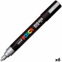 Rotuladores POSCA PC-5M Plateado (6 Unidades) | Tienda24 - Global Online Shop Tienda24.eu