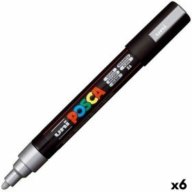 Pennarelli POSCA PC-5M Argentato (6 Unità) di POSCA, Penne a punta porosa - Rif: S8422623, Prezzo: 21,51 €, Sconto: %