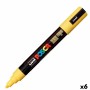 Marcador POSCA PC-5M Amarillo (6 Unidades) | Tienda24 - Global Online Shop Tienda24.eu