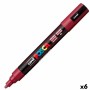 Feutres POSCA PC-5M Bordeaux (6 Unités) | Tienda24 - Global Online Shop Tienda24.eu