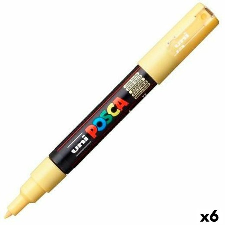 Felt-tip pens POSCA PC-1M Yellow (6 Units) | Tienda24 - Global Online Shop Tienda24.eu