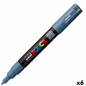 Felt-tip pens POSCA PC-1M Dark grey (6 Units) by POSCA, Drawing materials - Ref: S8422667, Price: 18,27 €, Discount: %