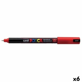 Lápices de colores Faber-Castell Polychromos Rojo Carmesí 6 Piezas | Tienda24 - Global Online Shop Tienda24.eu