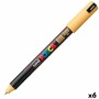 Marker POSCA PC-1MR Apricot (6 Units) | Tienda24 - Global Online Shop Tienda24.eu