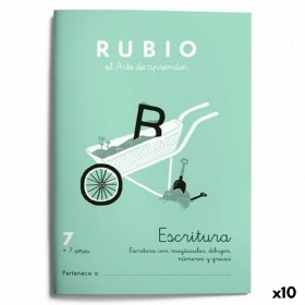 Writing and calligraphy notebook Rubio Nº07 A5 Spanish 20 Sheets (10 Units) by Cuadernos Rubio, Exercise notebooks - Ref: S84...