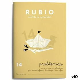 Writing and calligraphy notebook Rubio Nº07 A5 Espanhol 20 Folhas (10 Unidades) | Tienda24 - Global Online Shop Tienda24.eu